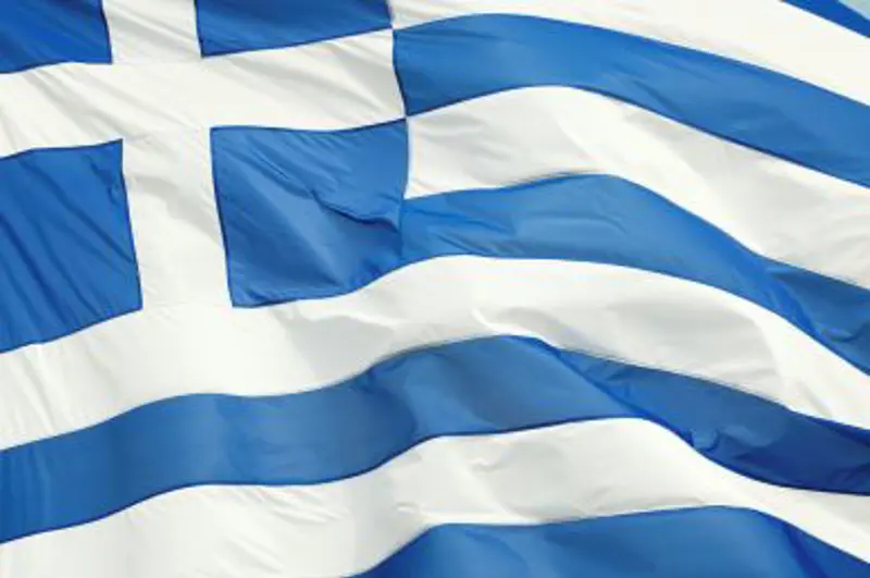 Picture of the Greek flag