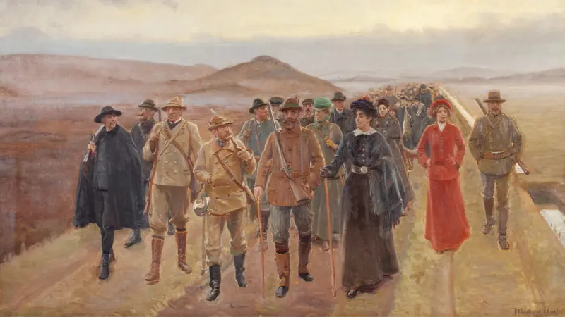 After the last battue, 1905. By Michael Ancher, one of the Skagens painters. The picture belongs to the Skagens Museums. 